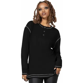 Dámské tričko tričko dámské - Sammal Henley - KILLSTAR - KSRA008796 - 3XL