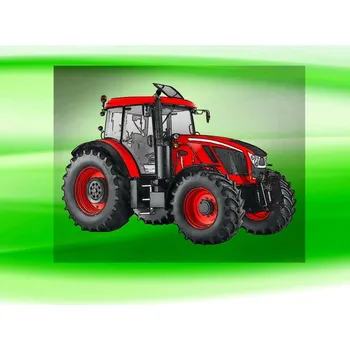 Nášivka Zetor Crystal 160 DTF nažehlovačka 7x5 cm (nažehlovačka s traktorem)