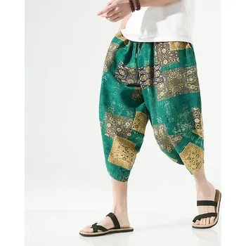 Pánské kalhoty Harémové kalhoty s potiskem Baggy Velikost: XL, Barva (Varianta): Model Q3