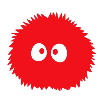 Samolepící dekorace SAMOLEPKA Bubáček 001 levá vykulené oči (10 - červená) NA AUTO, NÁLEPKA, FÓLIE, POLEP, TUNING, VLASTNÍ TEXT, TISK, AUTOSAMOLEPKY.cz, POLEPY, OBRÁZEK, LOGO, SAMOLEPKY