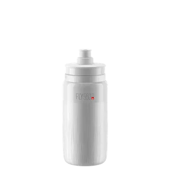 Košík na láhev Láhev Elite Fly Tex 550 ml bílá