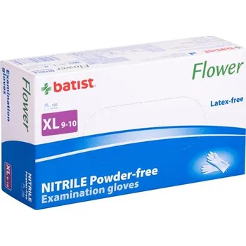 Čisticí rukavice Rukavice nest. nitril FLOWER PREMIUM XL 100ks bez pudru