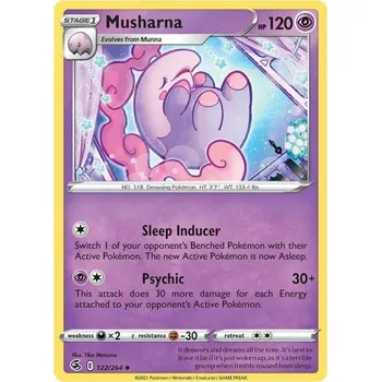 Sběratelská karetní hra Pokémon karta Musharna 122/264 - Fusion Strike