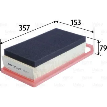 Vzduchový filtr Vzduchový filtr VALEO 585434