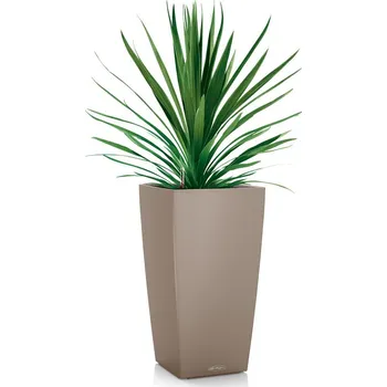 Květináč LECHUZA Cubico Color Trend Velikost: Cubico Color 30, Barva: Pískově hnědá