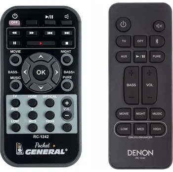 Dálkový ovladač DENON RC-1242 - dálkový ovladač duplikát