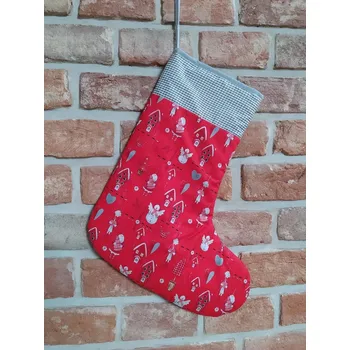 Vánoční dekorace Punčocha na nadílku 01