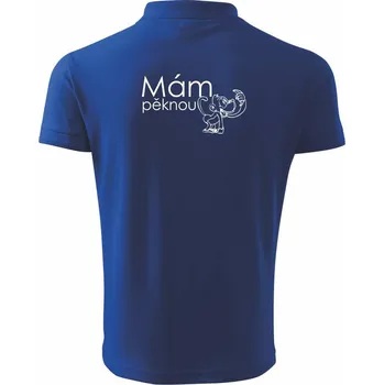 Pánská košile Mám pěknou vopici - Polokošile pánská Pique Polo 203 - 5XL ( Královská modrá )