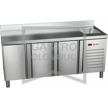 Asber Stůl mrazící ETN-7-180-30 HC S dřez nad agregátem Varianta: Stůl mrazící ETN-7-180-30 HC S dřez nad agregátem