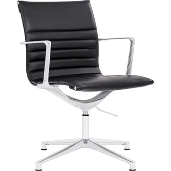 Kancelářská židle černá kůže 9045 SOPHIA P03