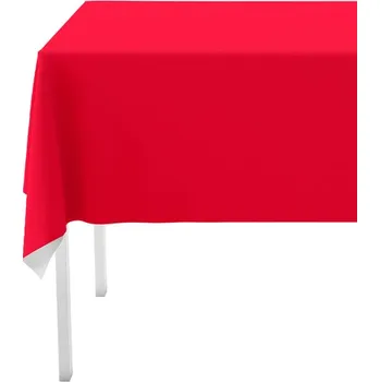 Koktejlová dekorace Funiglobal - 1 červený ubrus - Plain Colours -