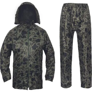 Rybářské oblečení CERVA Carina oblek s kapucí camouflage