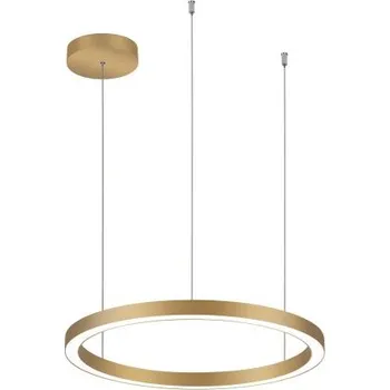 Palnas Závěsné LED svítidlo DARA ø 58 cm, zlaté, 3000-4000K Stmívání, řízení: Dálkové ovládání, Dálkový ovladač: S dálkovým ovladačem