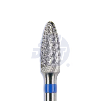 Fréza tvrdokovová fréza Cross Cut, plamen, břichatý, špičatý, křížový břit standard | do násadce | 500 104 257 190 040