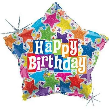 Balónek Balonek foliový hvězda HB