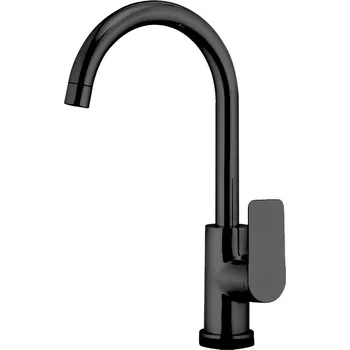 Vodovodní baterie HOPA Stojánková dřezová baterie ARNO 7214 - černá matná BAREI7214