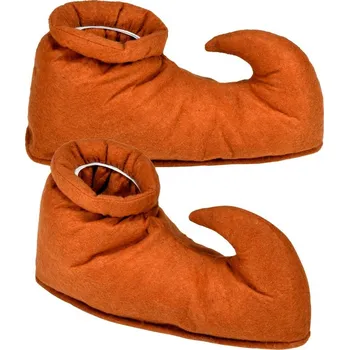 Karnevalový doplněk Boty - hnědé