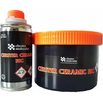Karosářský tmel Chester Molecular Chester Ceramic FSC - korundový stěrkový tmel s prodlouženou zpracovatelností Hmotnost: 1 Kg