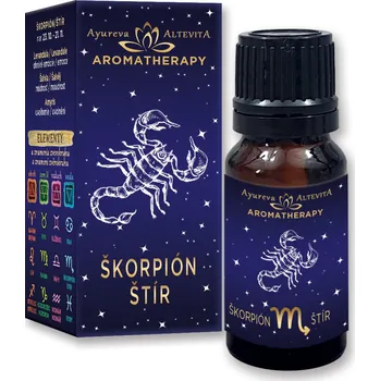 Altevita směs esenciálních olejů ASTRO - ŠTÍR (SCORPIO) 10ml