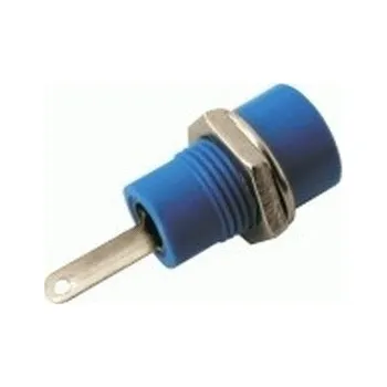 Krokosvorka Konektor banánek zásuvka modrá