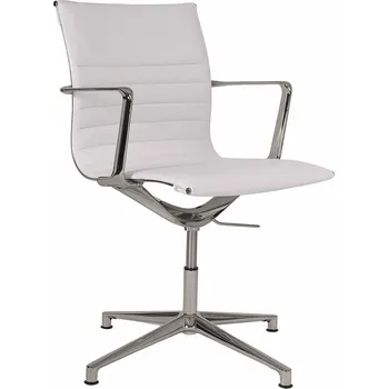 Kancelářská židle bílá kůže 9045 SOPHIA P07