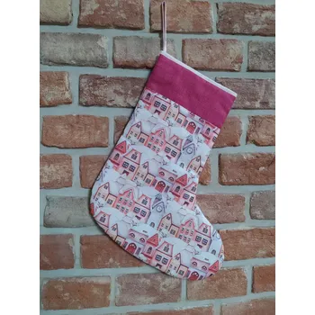 Vánoční dekorace Punčocha na nadílku 04