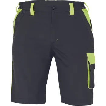 Pánské kraťasy Cerva Kraťasy pracovní MAX VIVO pánské černá/žlutá 44