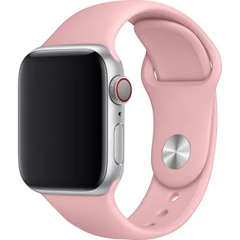 Ostatní příslušenství k chytrým hodinkám Silikonový řemínek pro Apple Watch 38 / 40 / 41 mm M/L Light Pink
