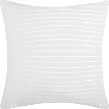 Povlečení DARRÉ Saténový povlak na polštář Pruh 6/24mm - bílý Velikost: 40 x 40