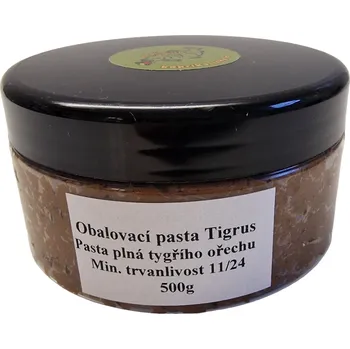 Návnadová surovina Obalovací pasta Tigrus 500g (Obalovací pasta plná tygřího ořechu)