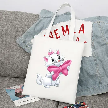 Nákupní taška Skládací taška s Disney potiskem - Bílá 21,žádný zip