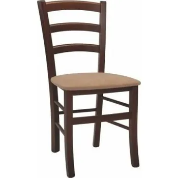 Jídelní židle Židle PAYSANE LÁTKA ořech microfibra terracotta 211