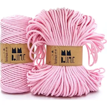 Příze MMboutique bavlněná šňůra 4mm Baby pink Varianta návinu: Přadeno