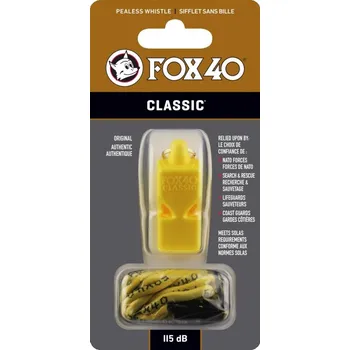 Píšťalka pro rozhodčího Píšťalka FOX40 CLASSIC YEL