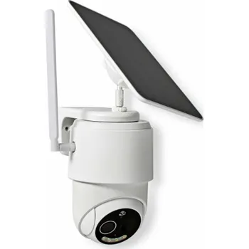 IP kamera Nedis SIMCBO50WT NEDIS IP kamera 4G solární/ venkovní/ IP65/ Wi-Fi/ 1080p/ PIR senzor/ USB-C/ microSD/ noční vidění/ Android/ iOS/ bílá