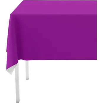 Koktejlová dekorace Funiglobal - 1 fialový ubrus - Plain Colours -
