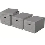 Esselte Home 628287 úložné krabice šedé…
