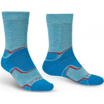 Pánské termo ponožky Pánské turistické ponožky Bridgedale Hike Midweight Merino Performance Boot blue - L (9-11,5) / EU 44-47 / 27-29 cm