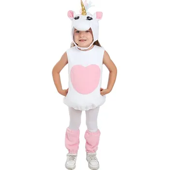 Funiglobal - Kostým plyšový jednorožec pro děti - 3-4 years