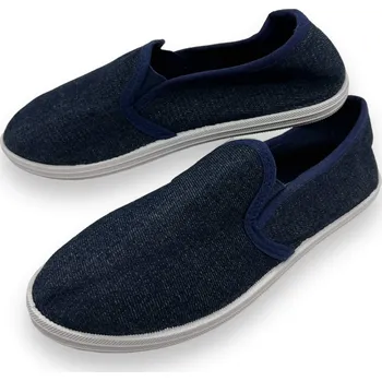 Dámské tenisky Wabaki Dámské modré slip on tenisky 02 Barva: Modrá, Velikost: 37