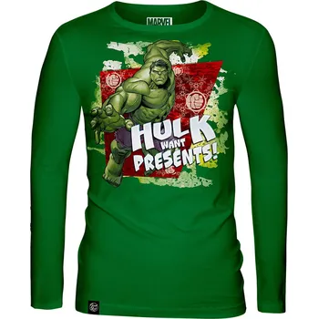 Marvel X-Mas Hulk - tričko velikost L