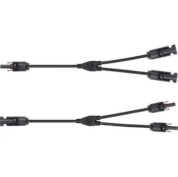 elektrický kabel SAPRO FVE FVE Solární rozbočovací kabely SY-BY21Y k fotovoltaickým panelům (MC4 T 1 na 2), pár FVESYBY21AB