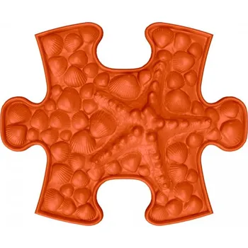 ortopedická podložka Muffik - ortopedická podlaha Hvězdice mini tvrdá Oranžová MFK-013-2-2-10