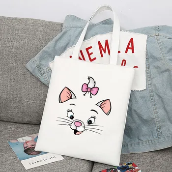 Nákupní taška Skládací taška s Disney potiskem - Bílá 24,Se zipem