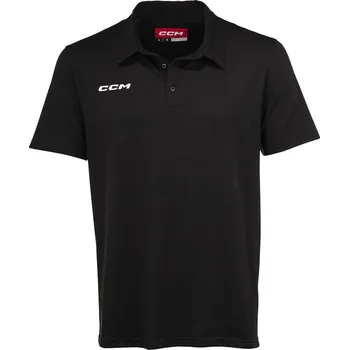 Pánské tričko Pánské tričko CCM Fitted Polo Black XS