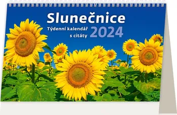 Kalendář Helma365 Stolní plánovací kalendář Slunečnice 2024