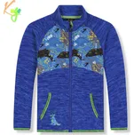 Chlapecká flísová mikina - KUGO FM9705, modrá Barva: Modrá, Velikost: 80