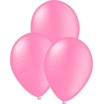 Balónek Funiglobal - 10 světle růžových balónků - Plain Colours -