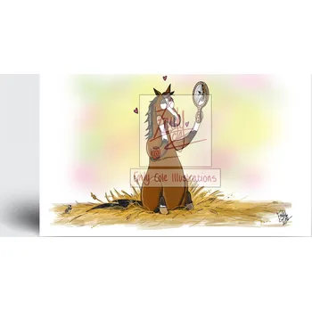 Pohlednice ‘Hello handsome’ od Emily Cole