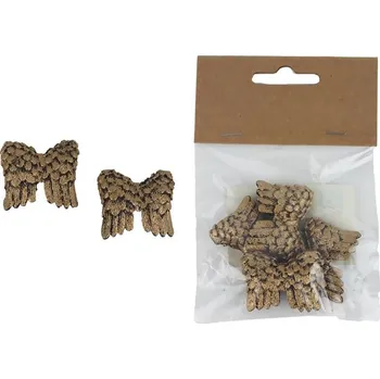 Vánoční dekorace Andělská křídla, 4 ks X5034-29